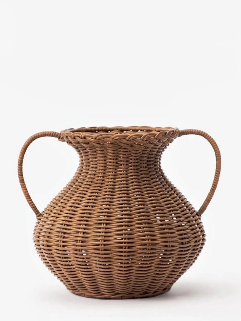 McGee & Co. Antonia Woven Vase. Brown